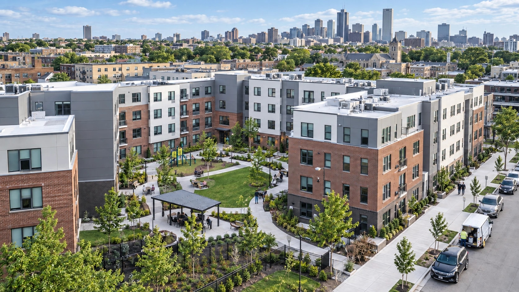 A residential property portfolio